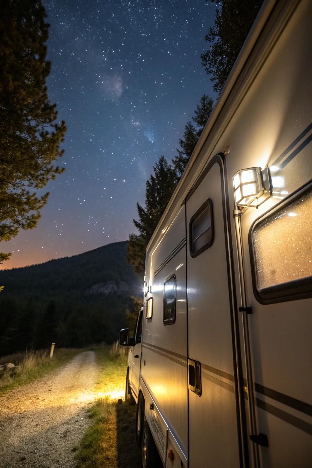 Magnetic LED lights offer flexibility and convenience.
