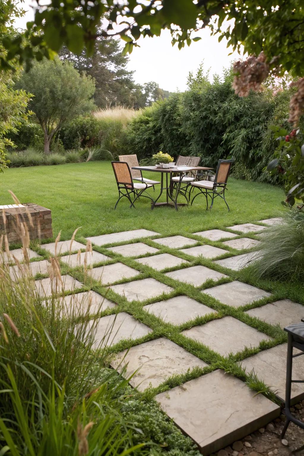 Portable patio tiles offer flexibility and stability