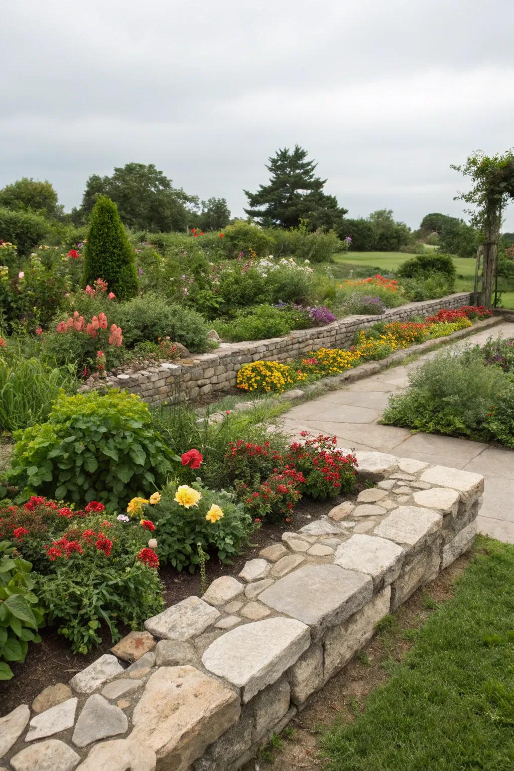 Edging brings order and style to your garden layout.