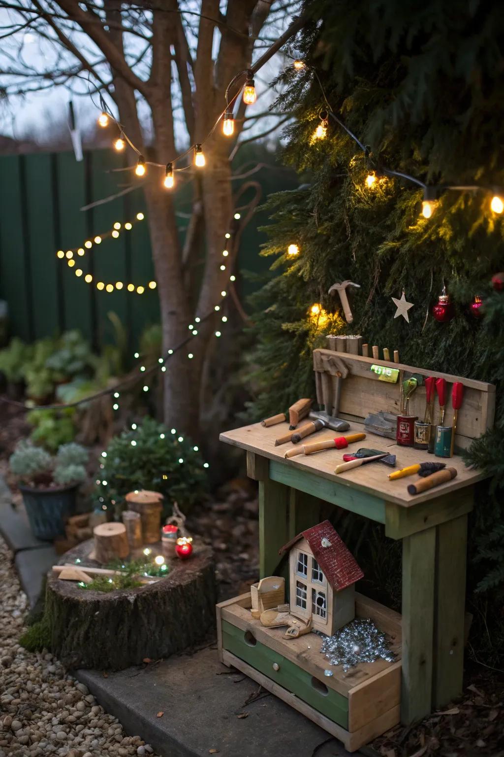A fairy workshop sparks imagination and creativity.