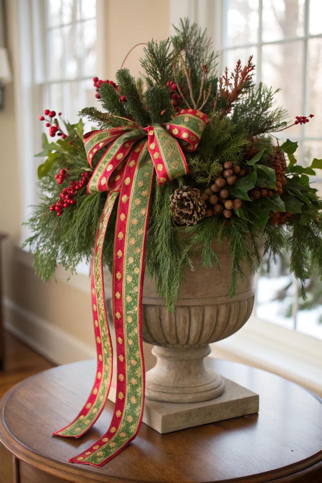 Ribbons create whimsical movement.