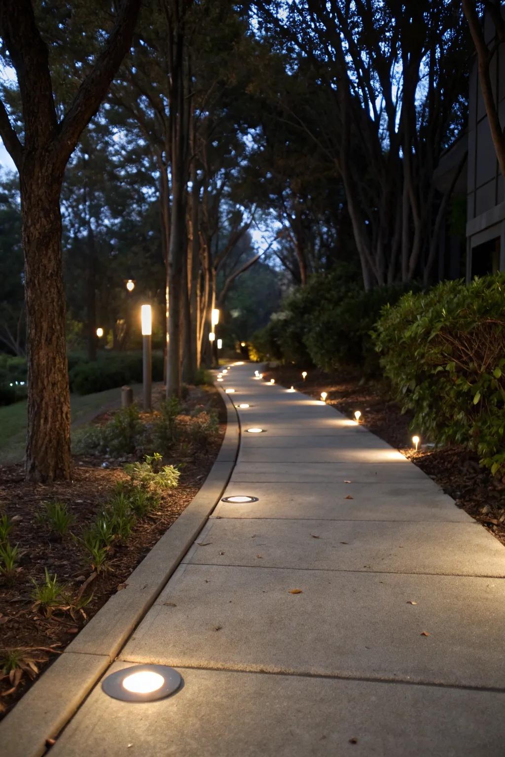 Create magic with beautifully lit pathways.