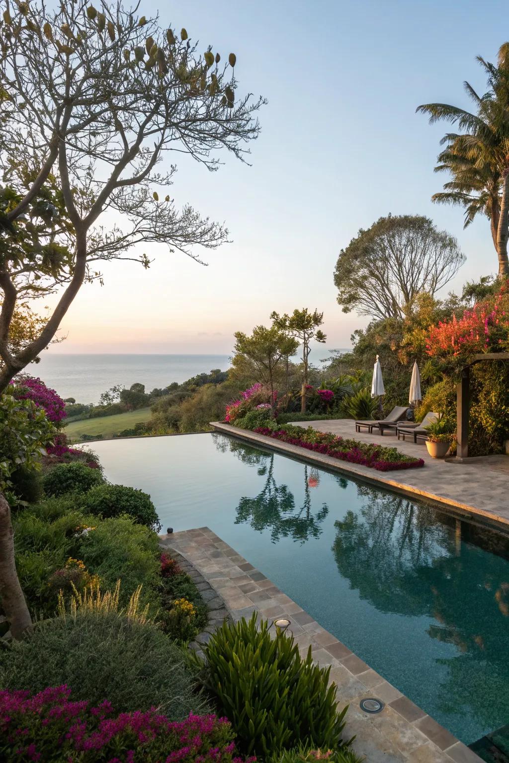 Swim gently with a saltwater pool.