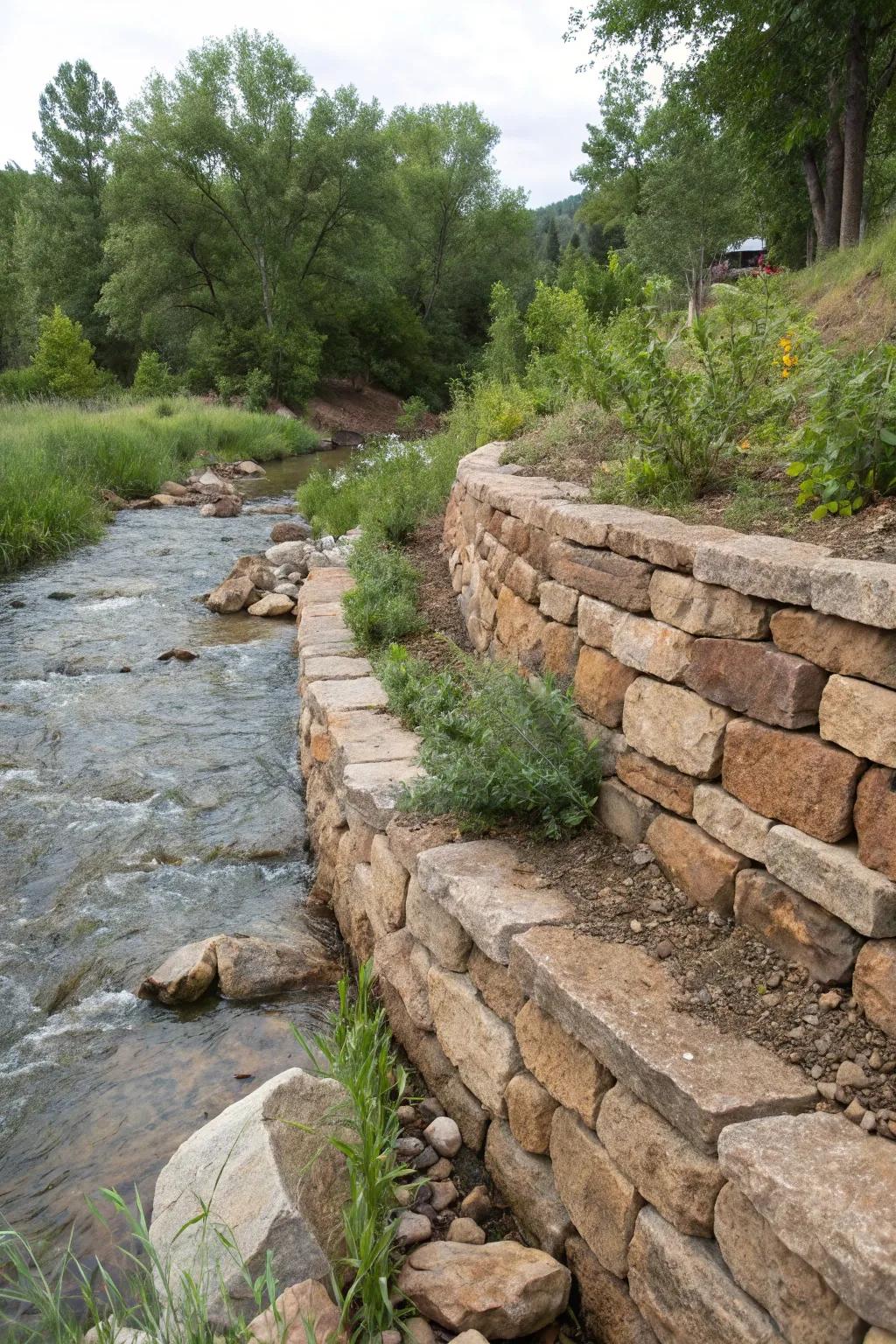 Recycled materials offer sustainability with character.