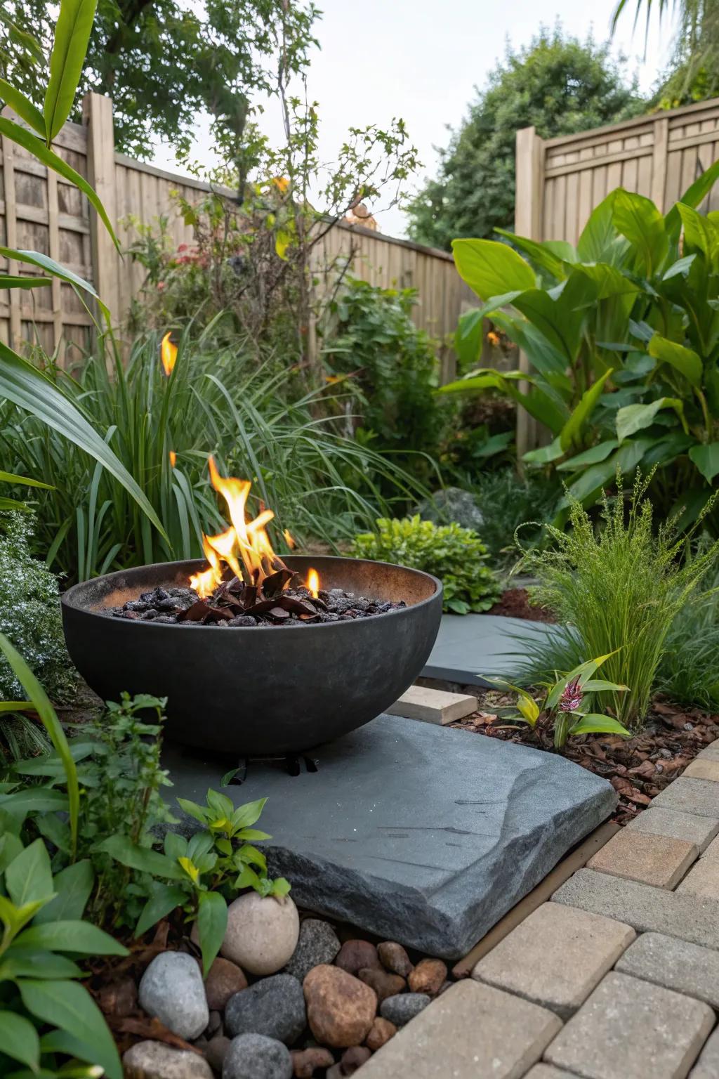 Gel fuel fire pits provide a clean and eco-friendly way to enjoy a fire.