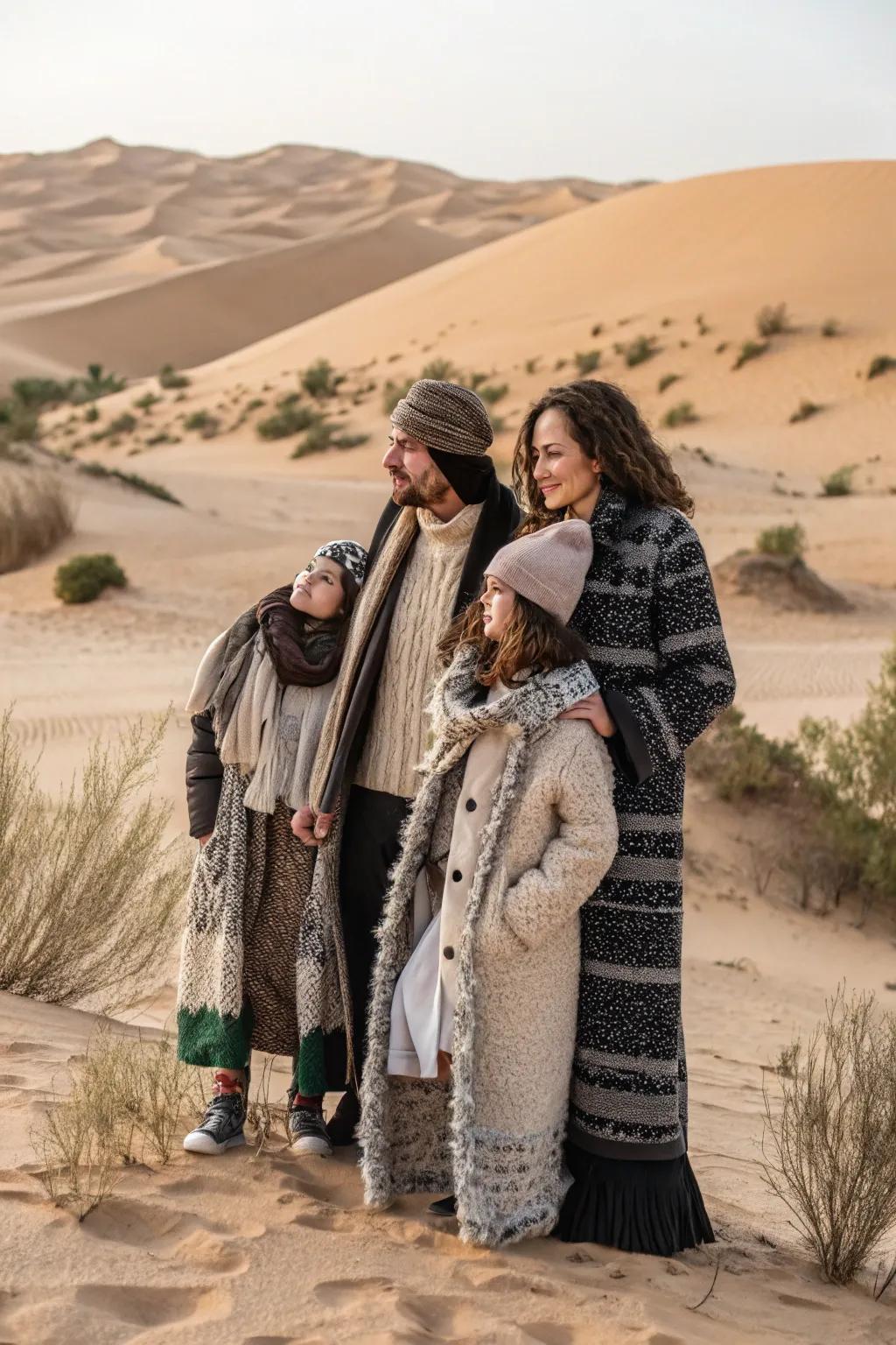 Layered outfits add dimension and interest.