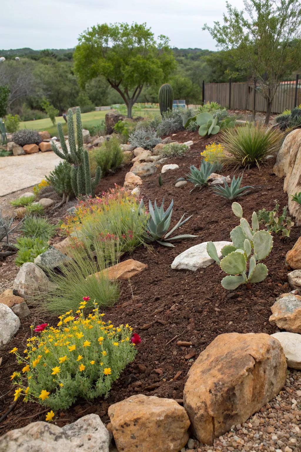Xeriscaping is a sustainable approach to landscaping.