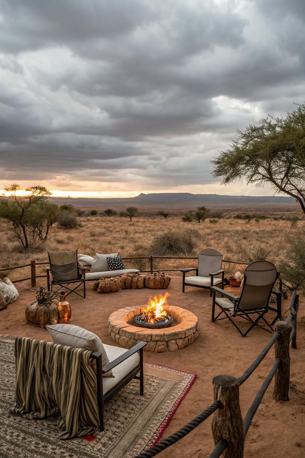 Fire pits create a warm and inviting atmosphere in outdoor spaces.