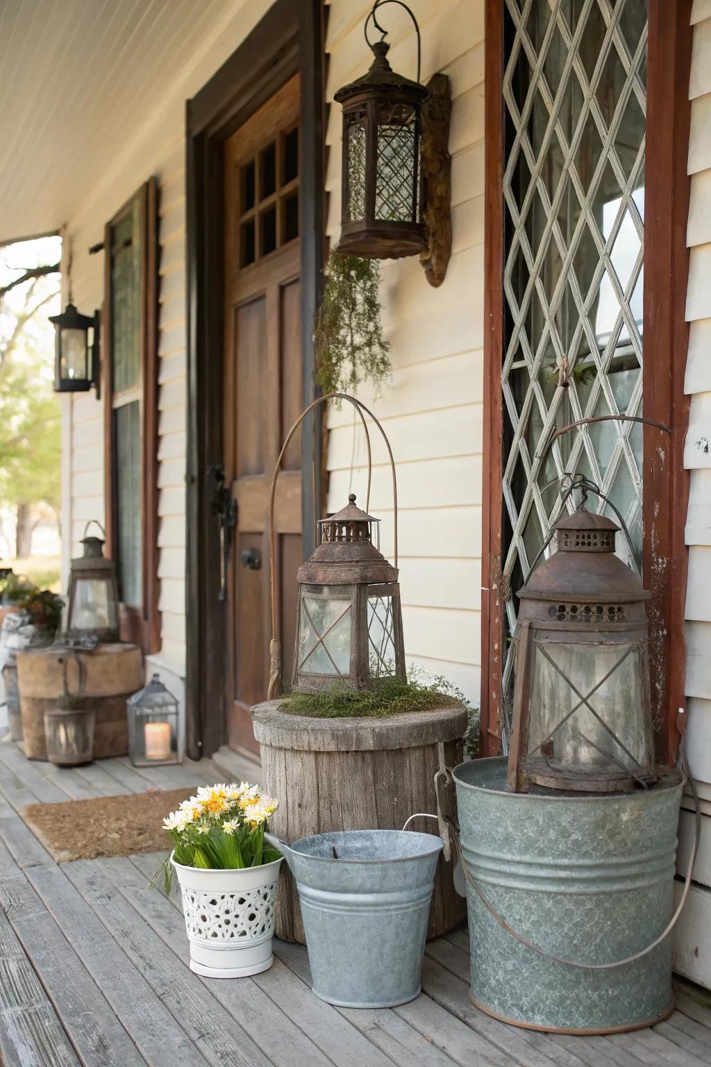 Vintage touches add character and history.