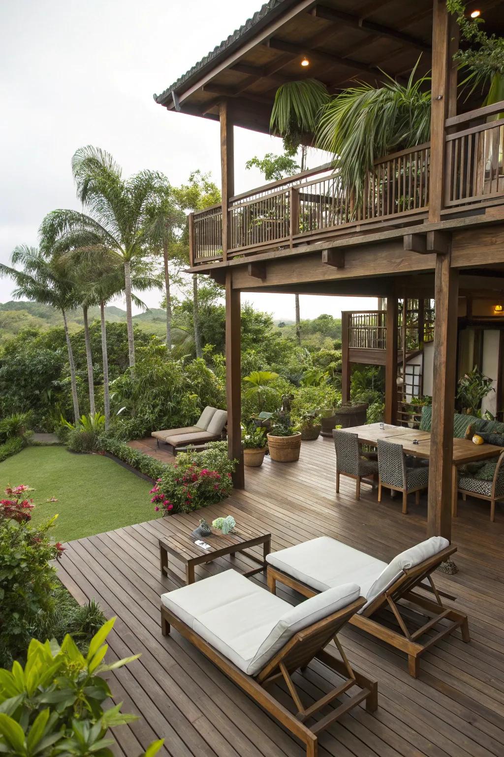 Multi-level decks add dimension and function to your backyard.