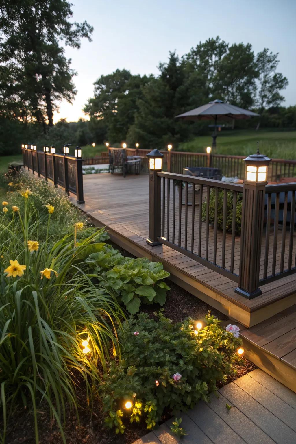 Create a sustainable retreat with eco-friendly deck choices.