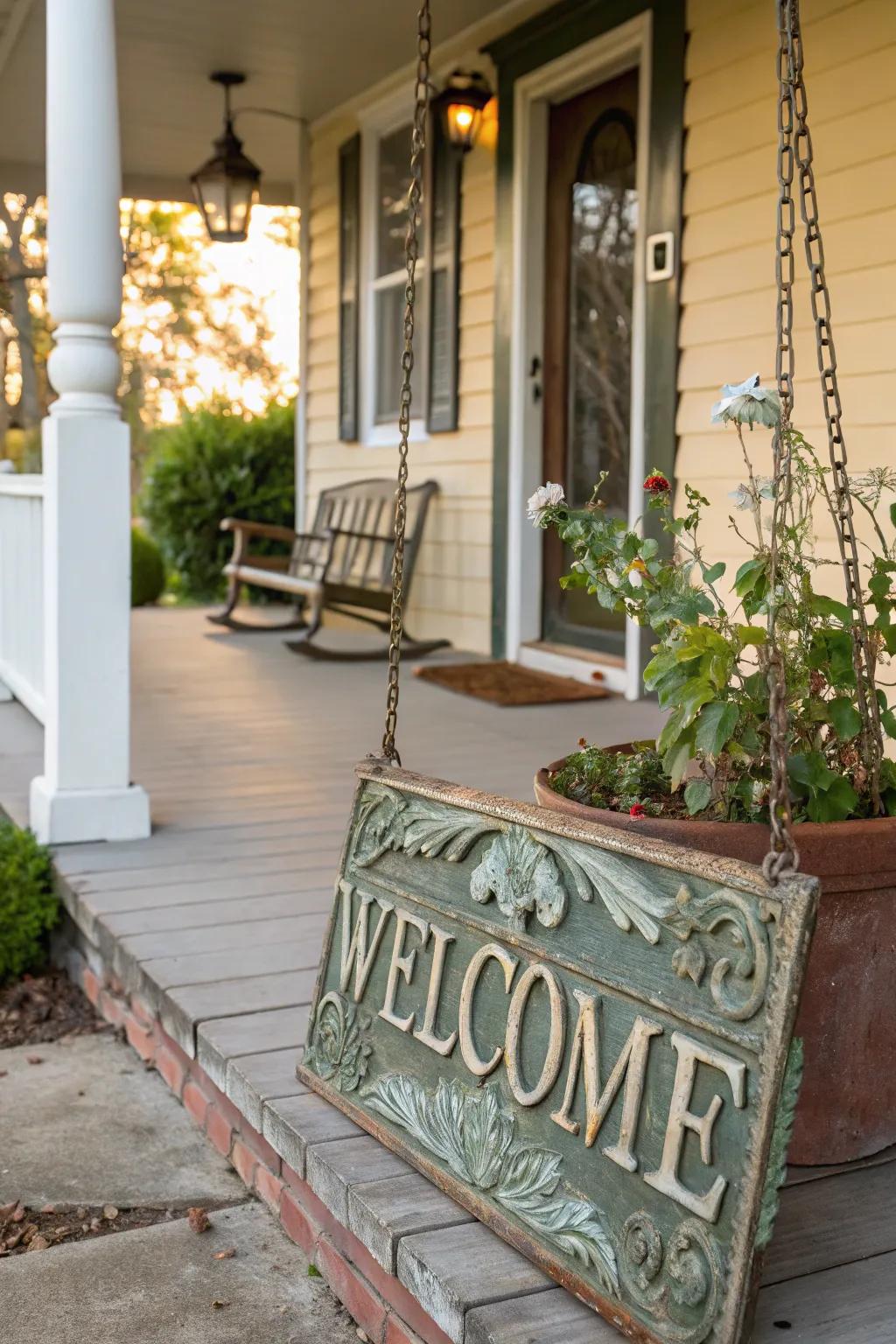 Vintage signs evoke nostalgia and timeless charm.