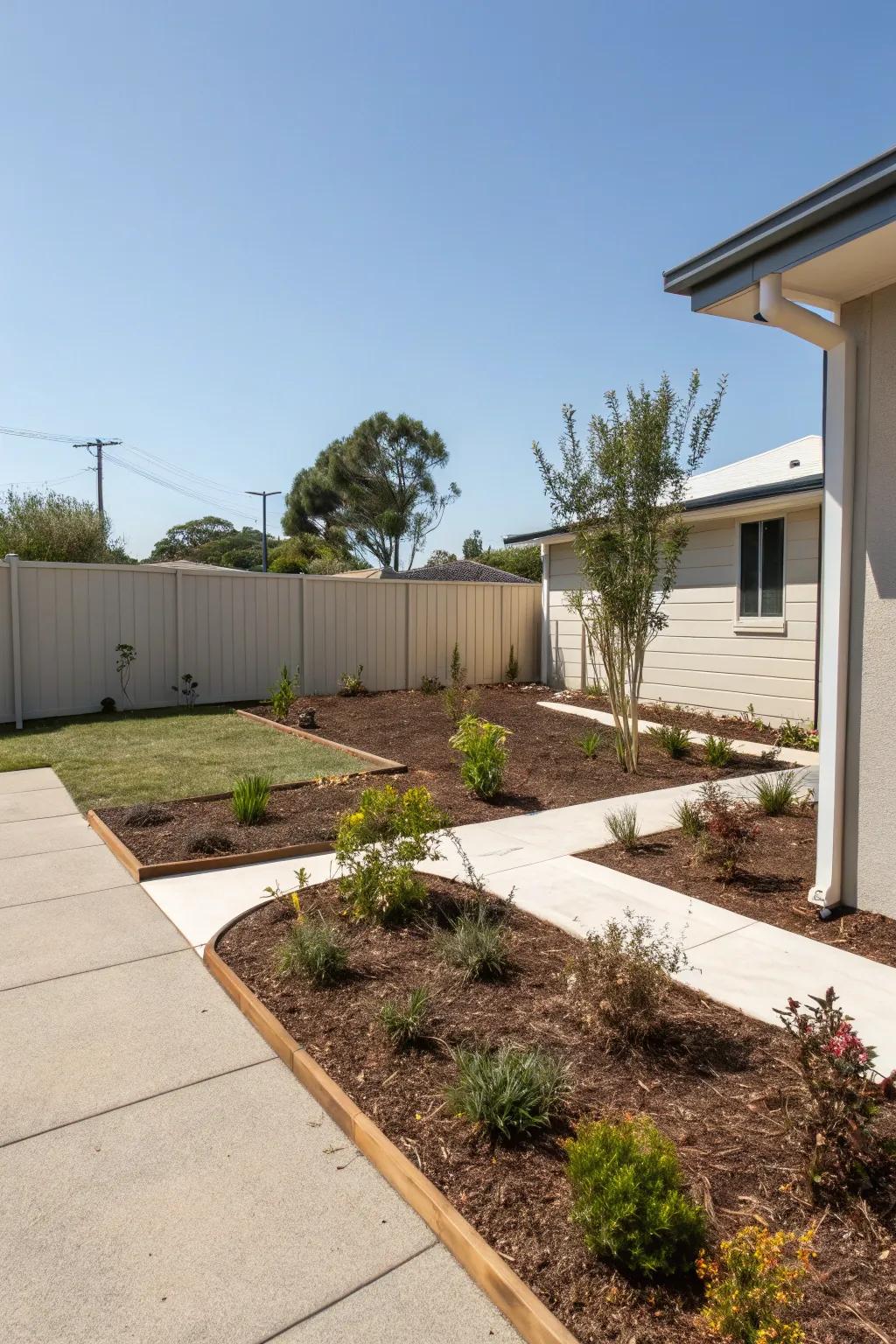 Minimalist designs offer a sleek and modern garden aesthetic.