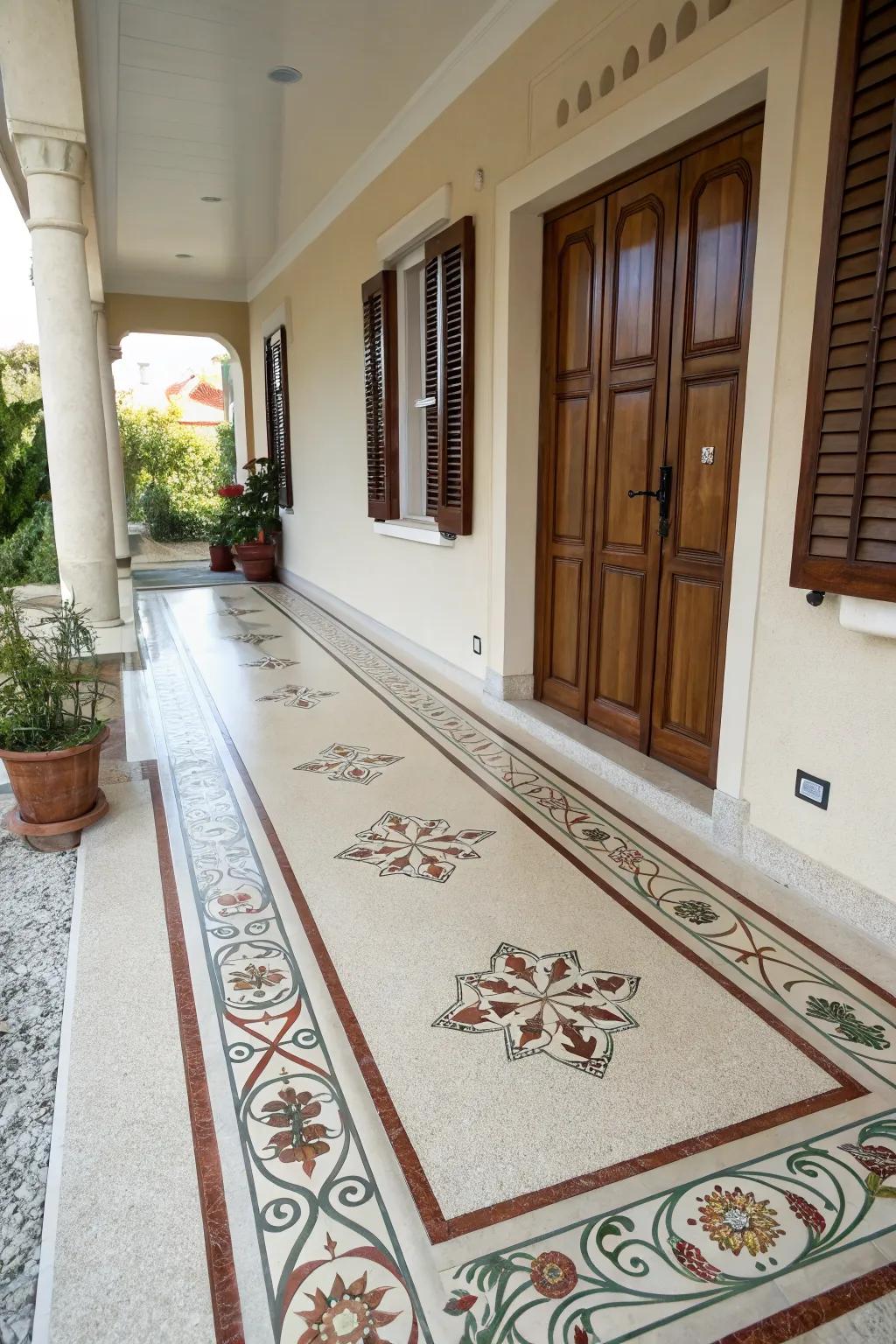 Decorative accents add a personal touch to epoxy.