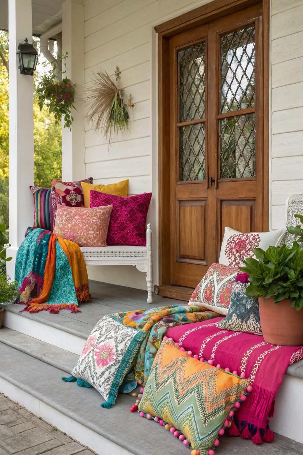 Textiles add comfort and warmth.