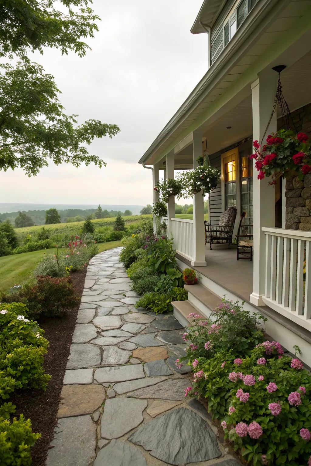 Guide guests with decorative pathways.