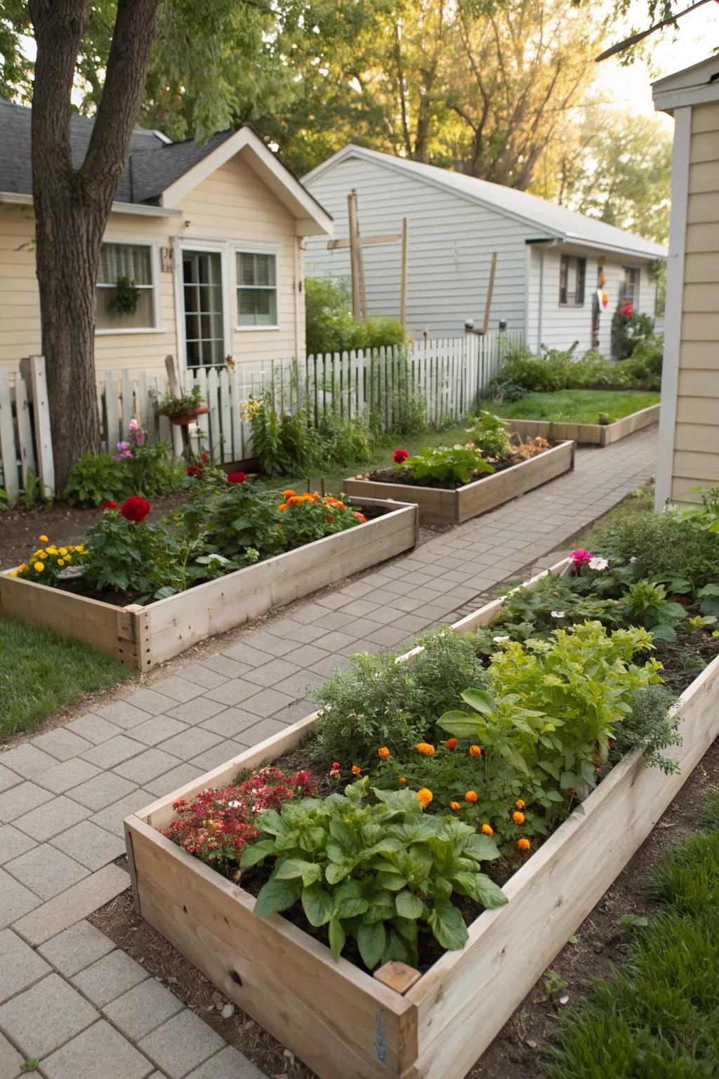 Raised beds bring structure and accessibility to your yard.