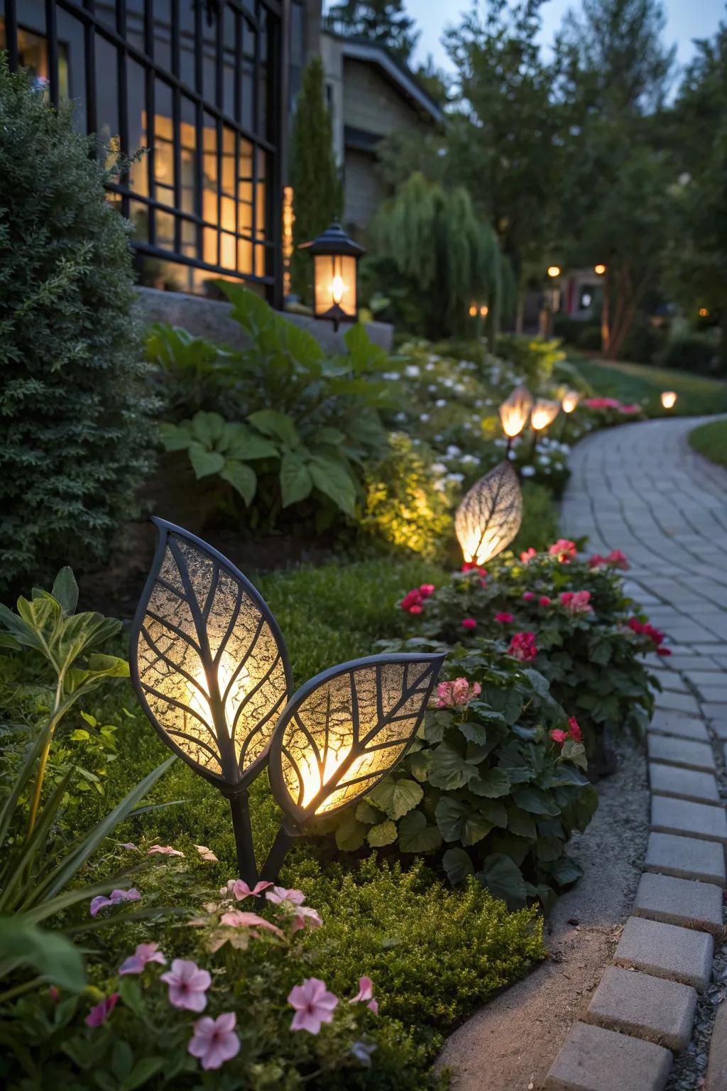Enhance natural beauty with nature-inspired solar lights.