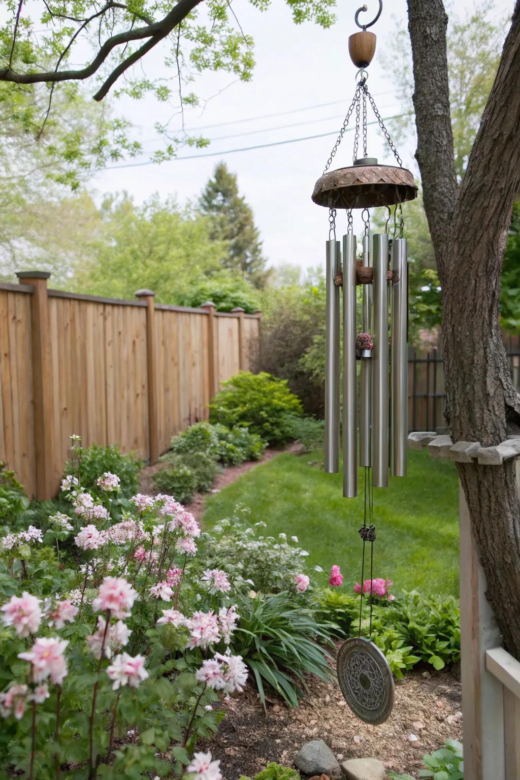 Fill your garden with the soothing sounds of wind chimes.