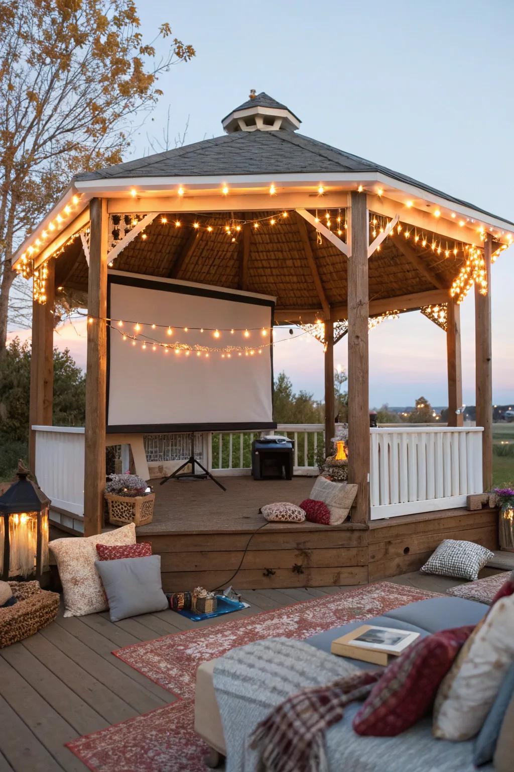 Enjoy a movie night under the stars.