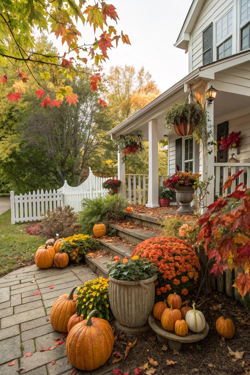 Seasonal décor adds a personalized touch.