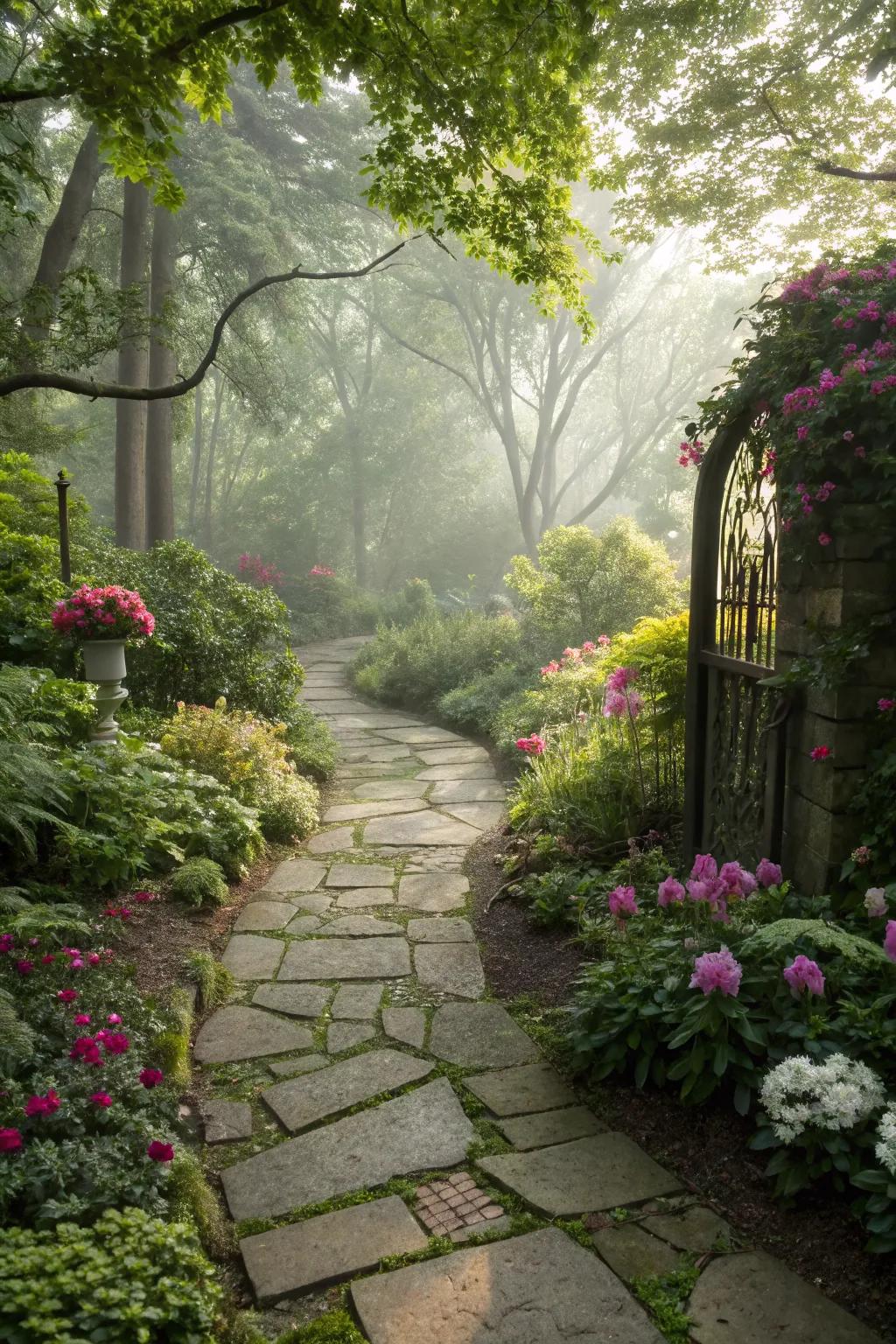 Discover tranquility in a secret garden hideaway.