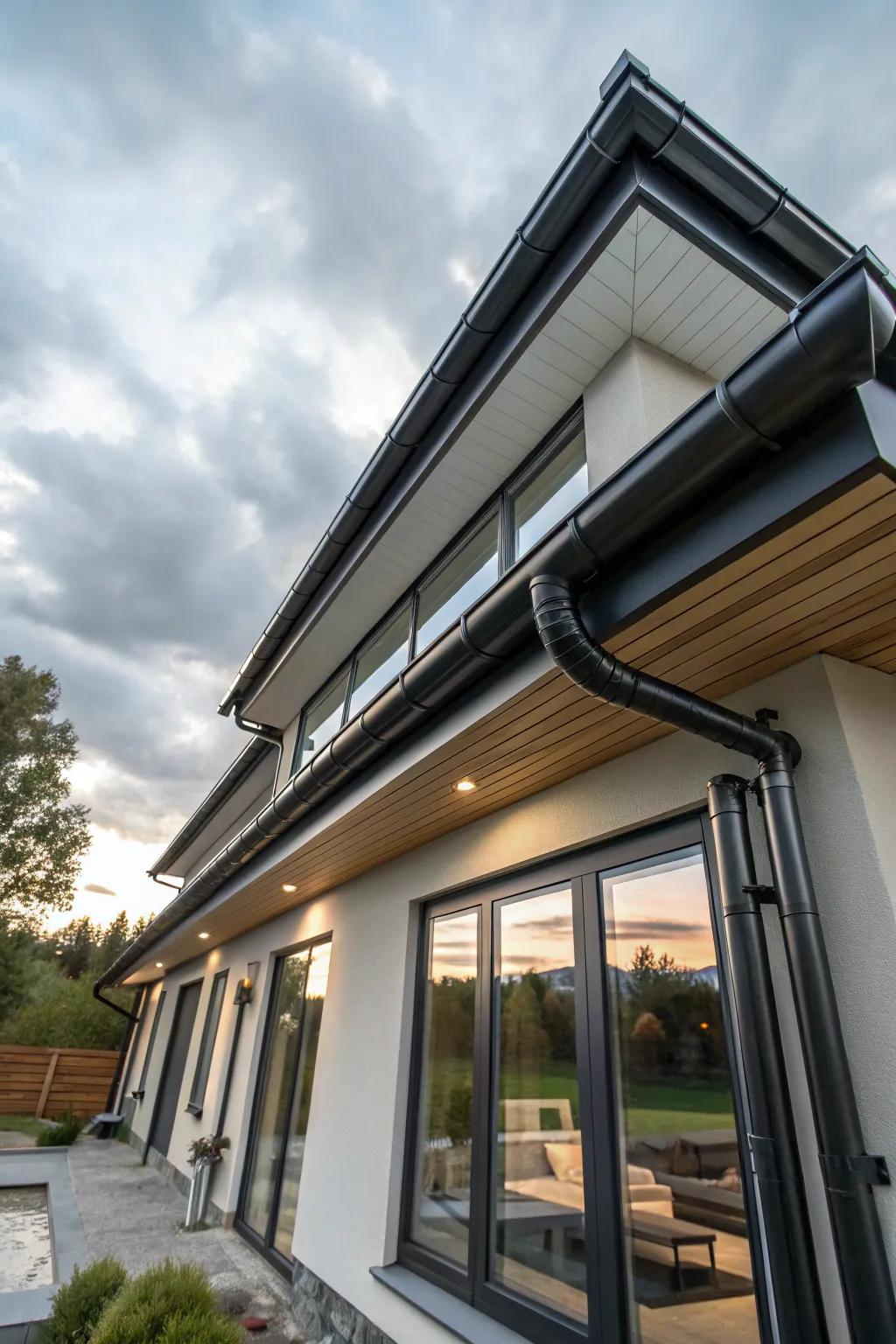 Self-cleaning gutters: A hassle-free solution to gutter upkeep.