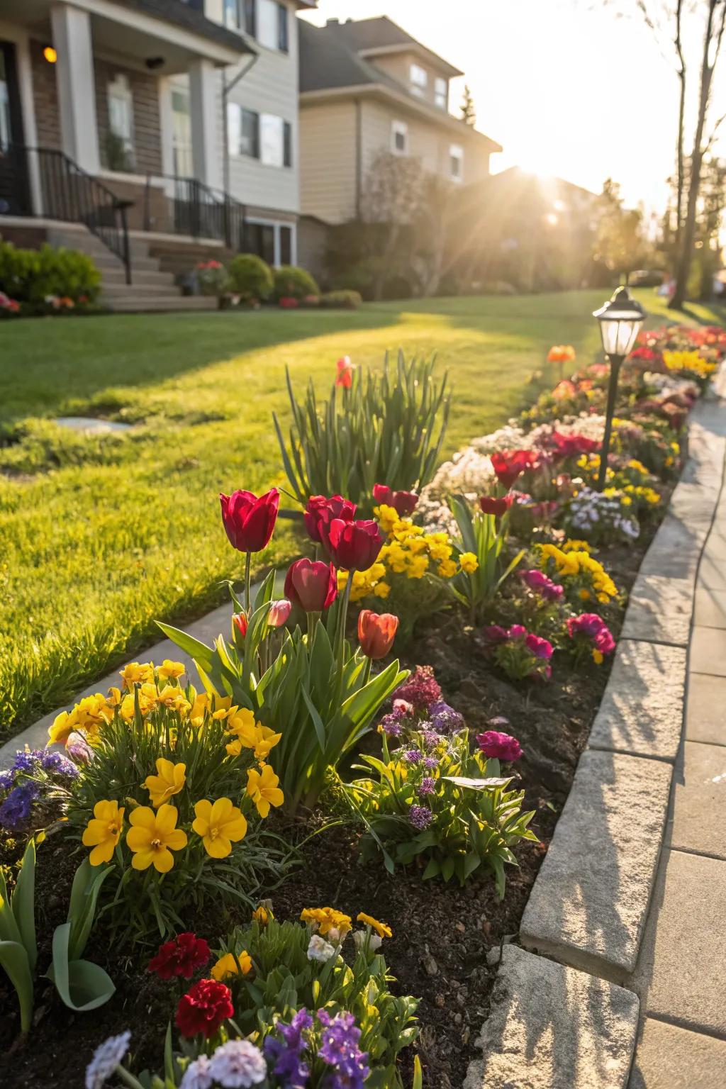 Seasonal bulb swaps keep your garden ever-changing.
