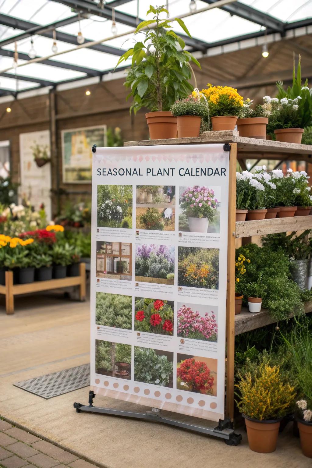 A seasonal calendar ensures a dynamic nursery.