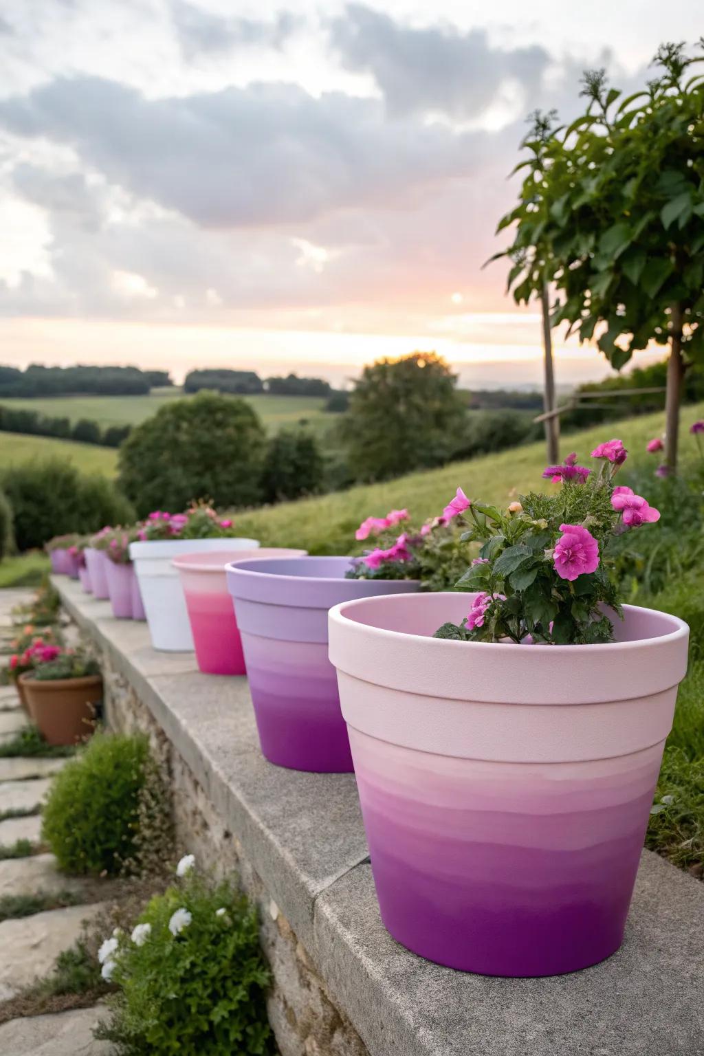 Soft and soothing with gradient ombre designs.