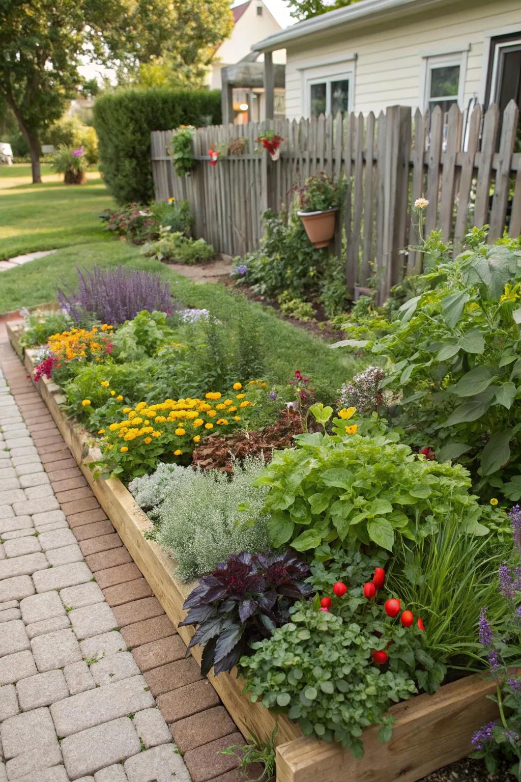 Blend beauty and utility with edible landscaping.