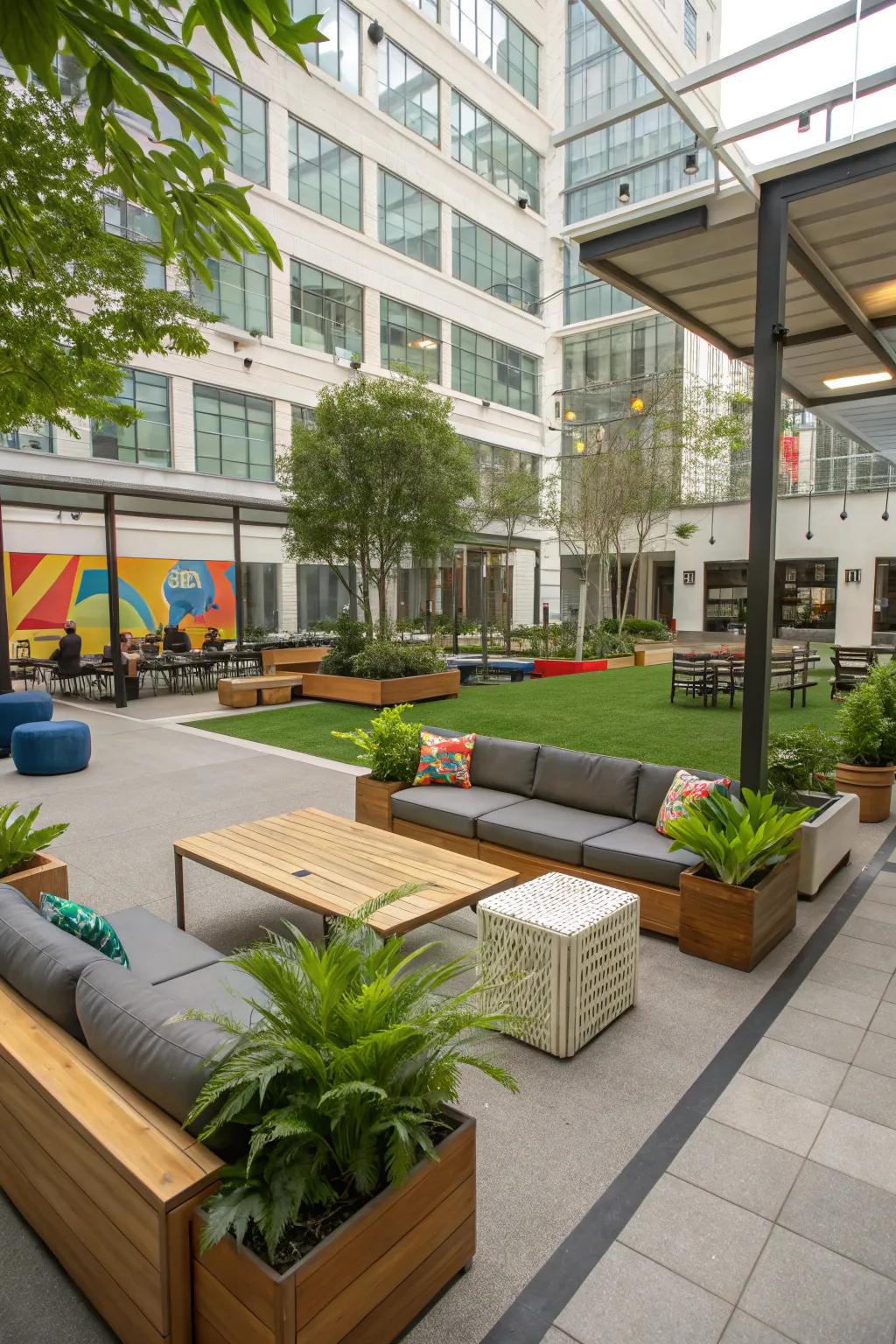 A multi-use space perfect for various activities.
