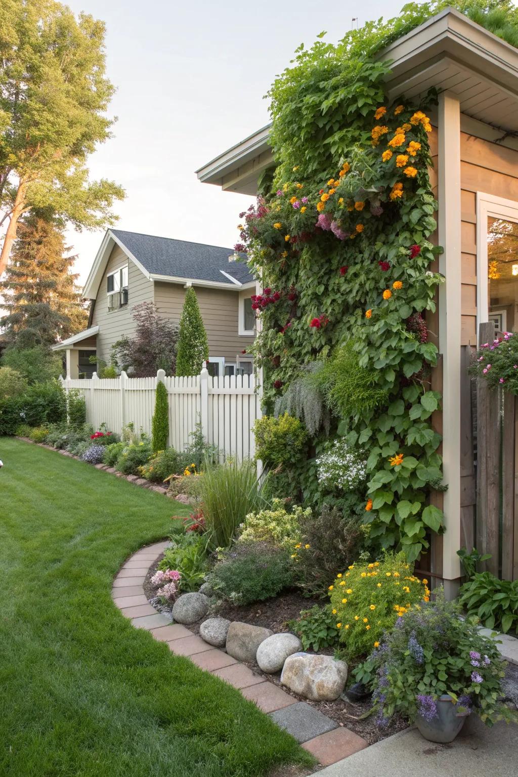 Vertical gardens maximize greenery in limited spaces