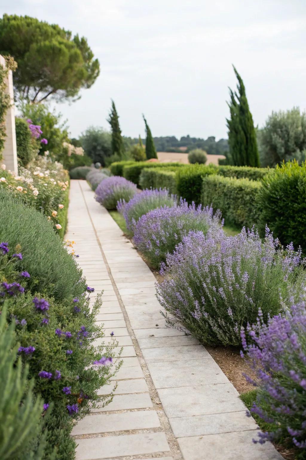 Fragrant plants along your walkway create a sensory experience that is both inviting and memorable.