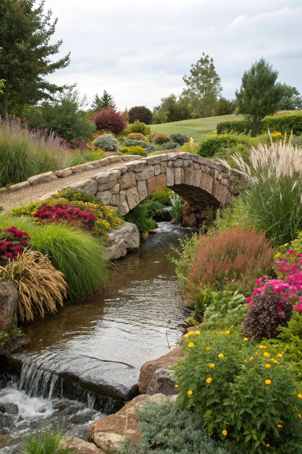 A charming rock bridge inviting exploration