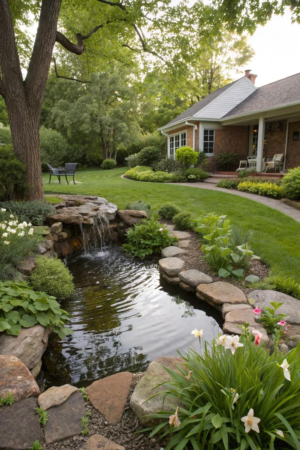 Water features bring peace and beauty to your landscape.