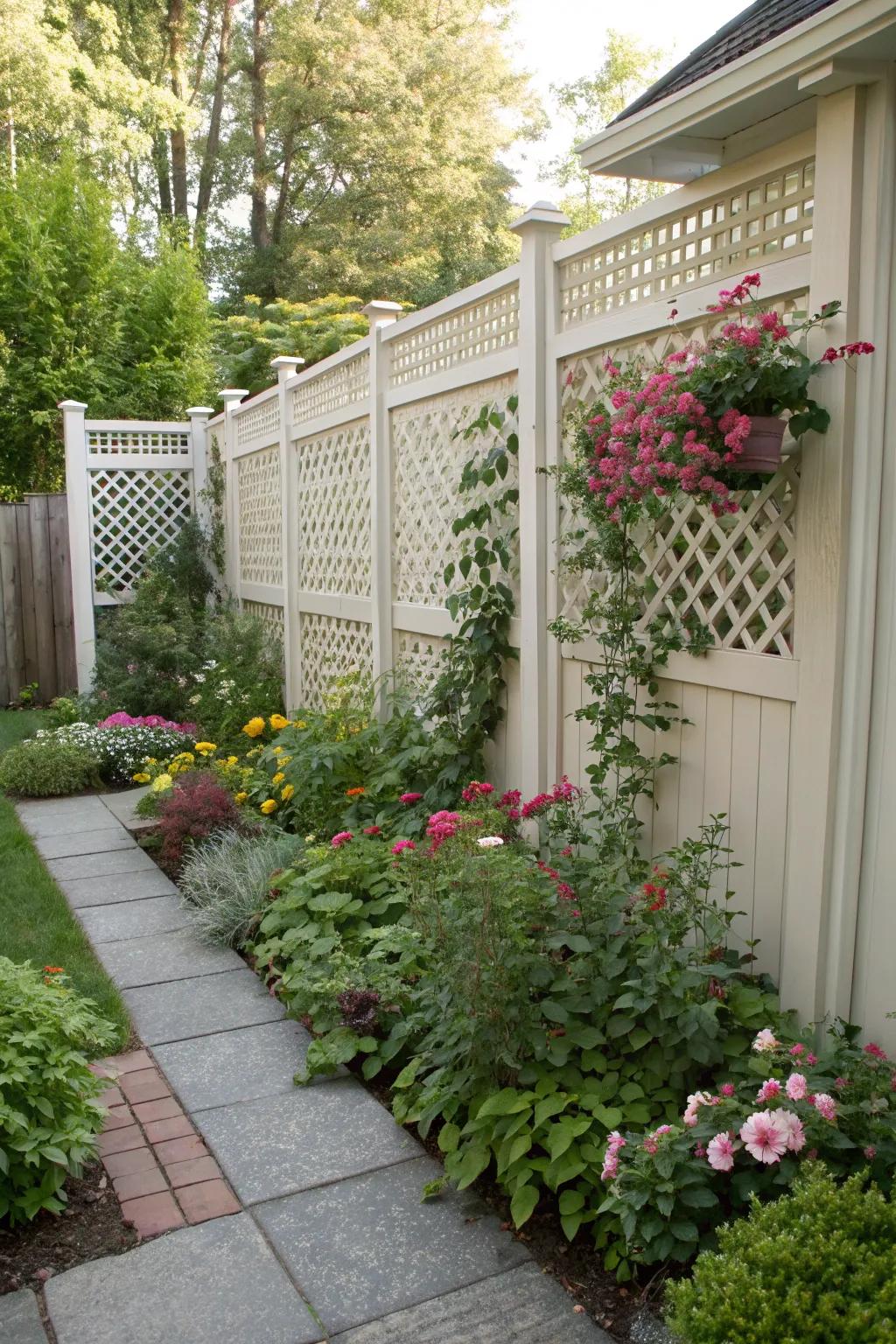 Multi-purpose panels hide unsightly spots with style.