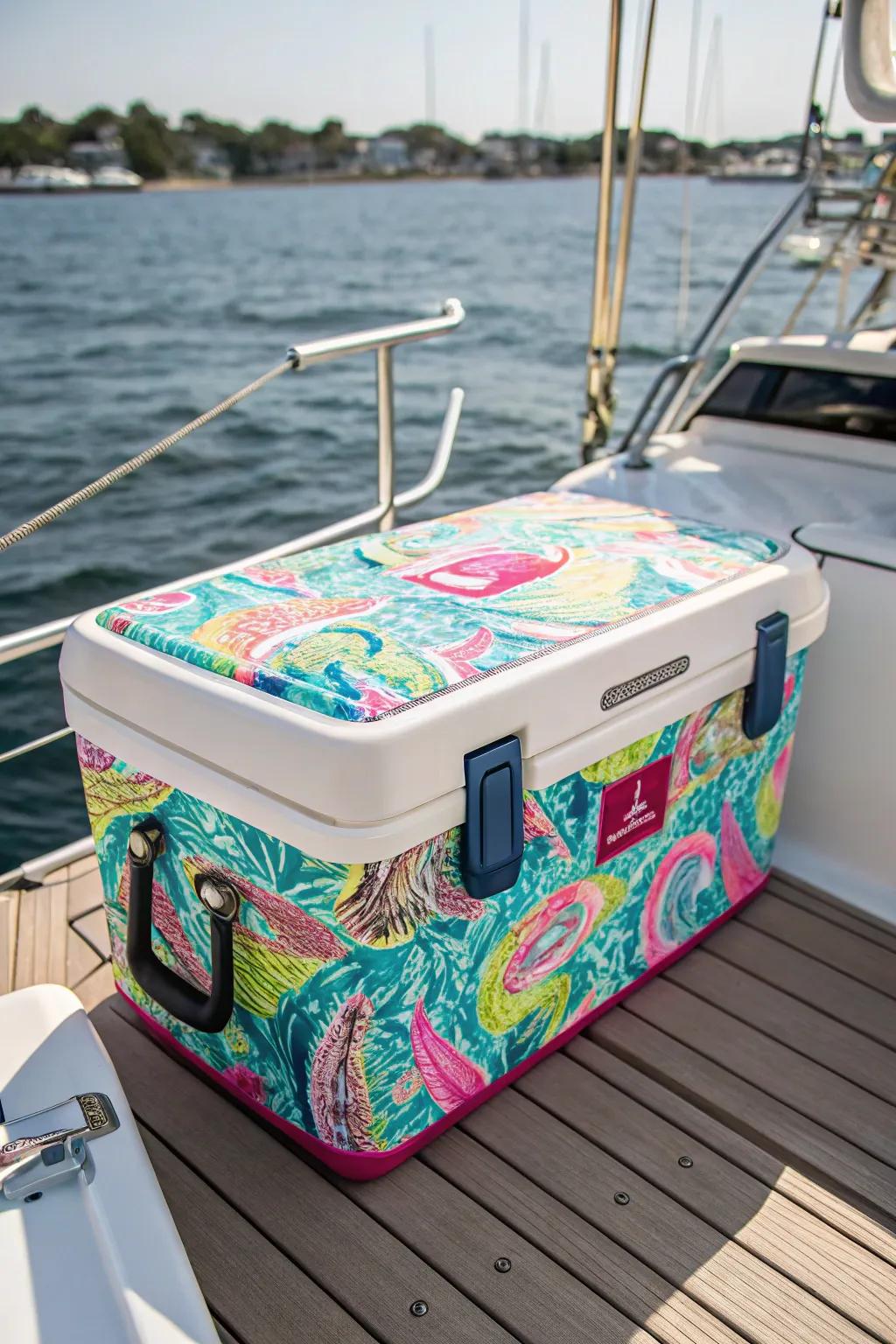 Express yourself with a customized cooler cover.