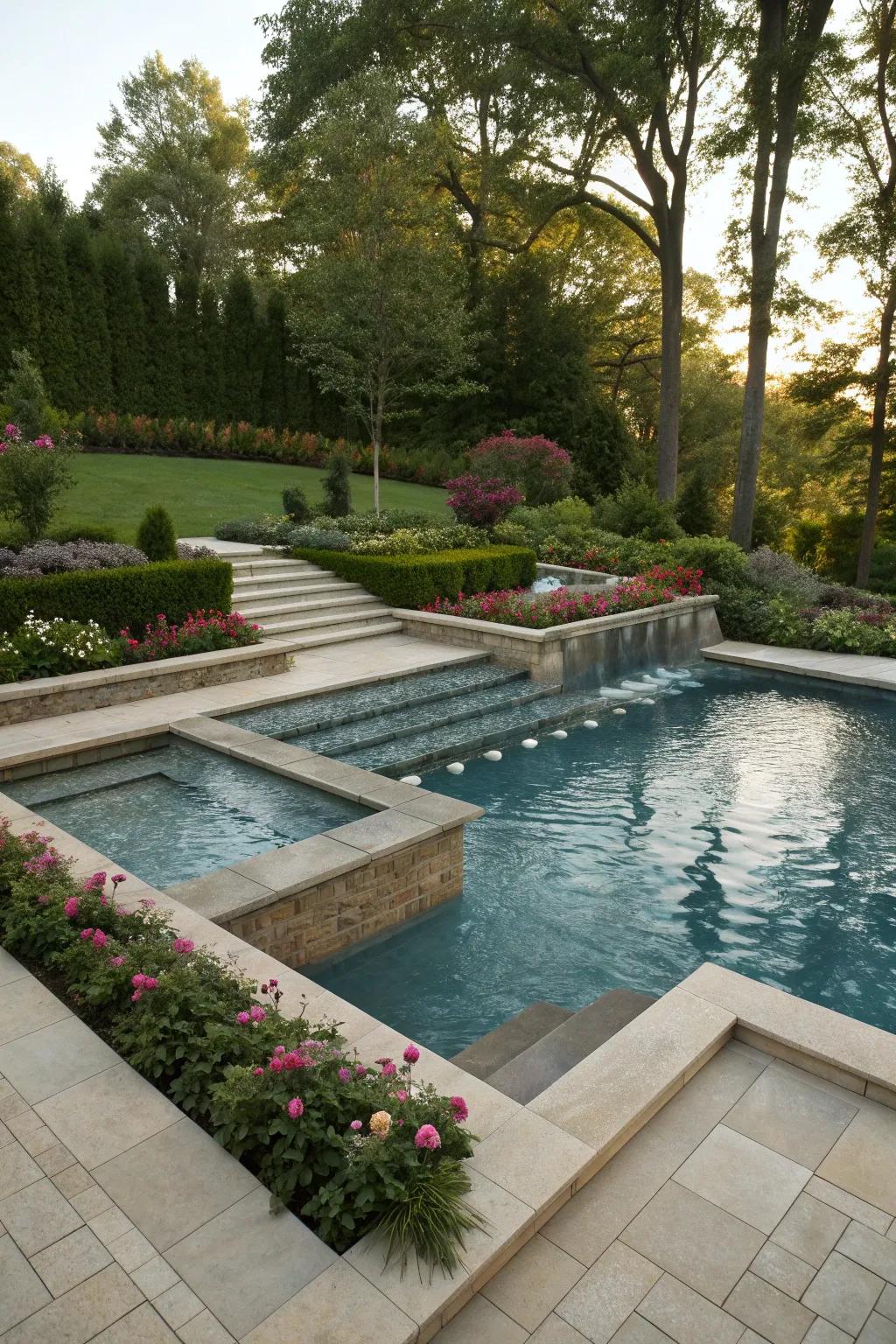 Multi-level coping adds depth and interest.