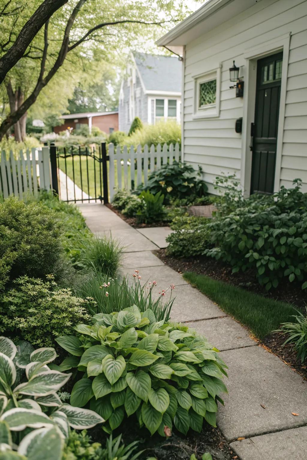 A monochrome palette creates a sleek and cohesive design.