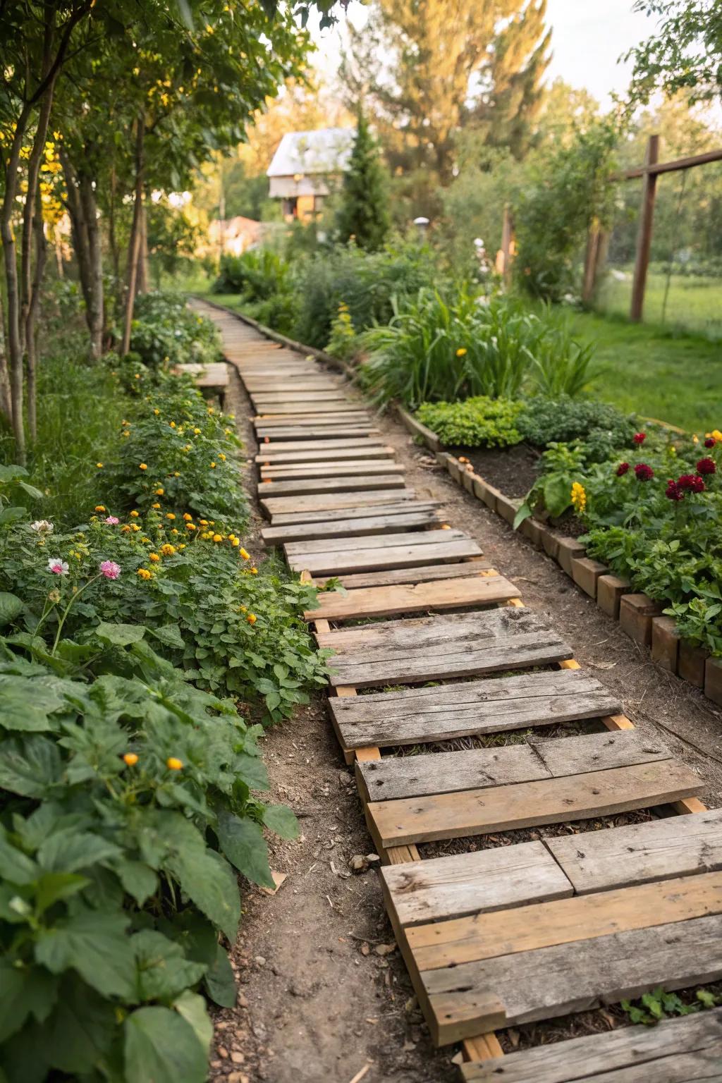 Go green with a pallet path
