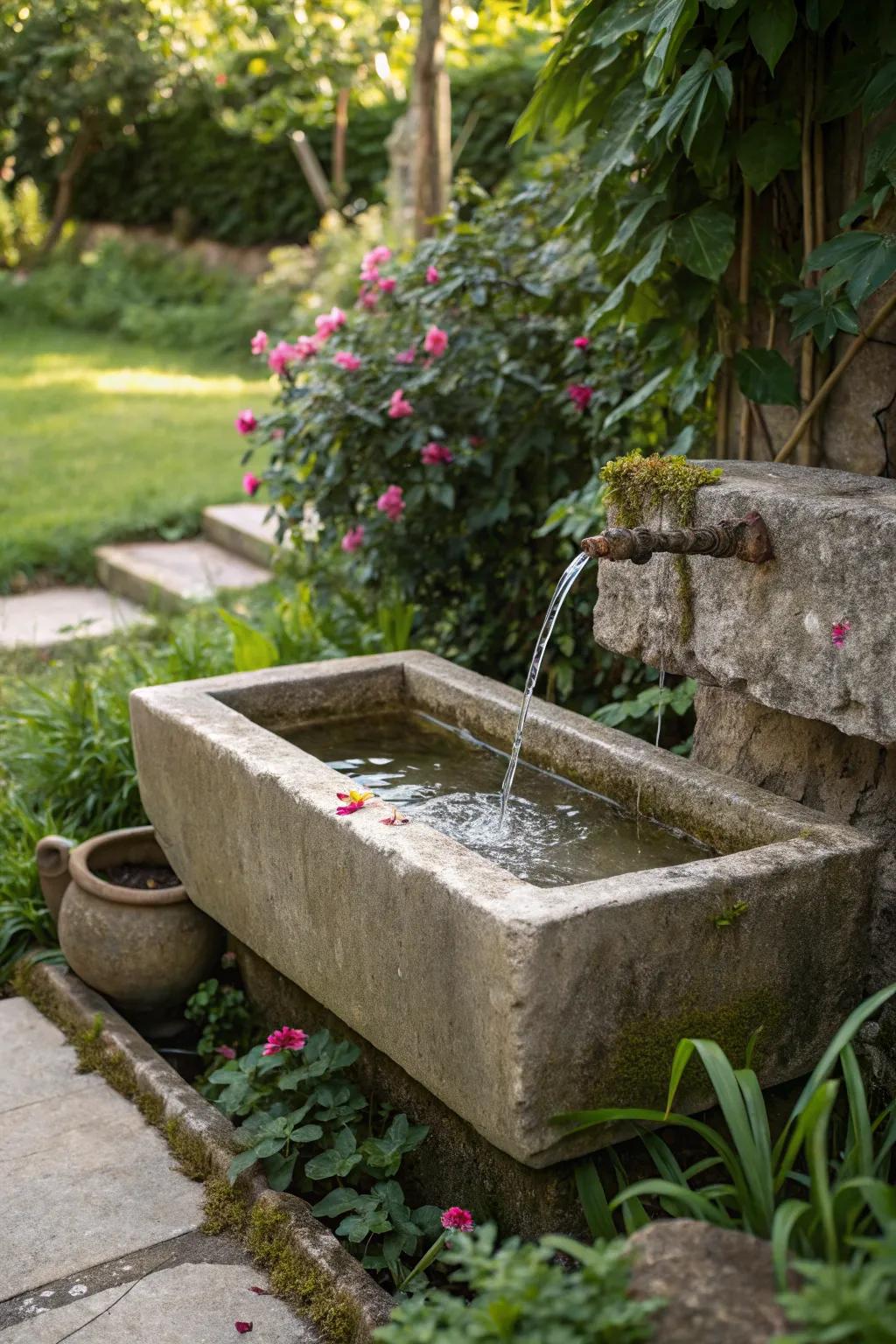 Water features enhance relaxation