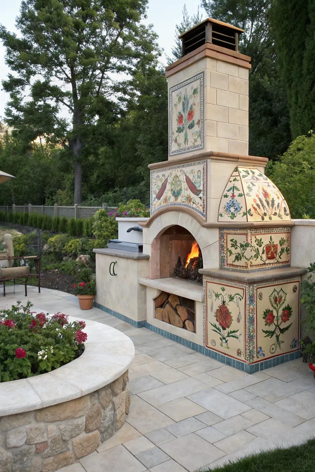 Add artistic flair with custom tiles and shapes.
