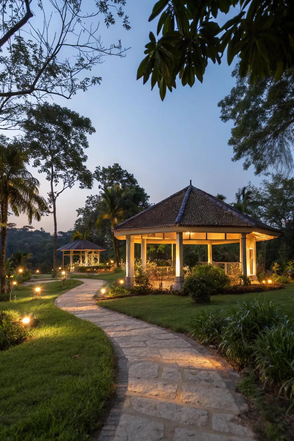 Solar lights offer a sustainable and automatic lighting solution.