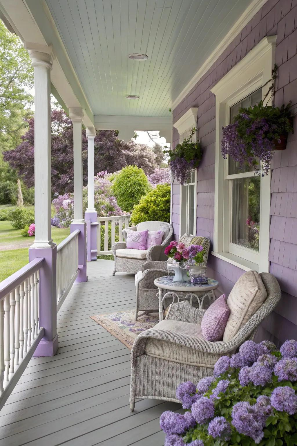 Bring soft serenity with lavish lavender.