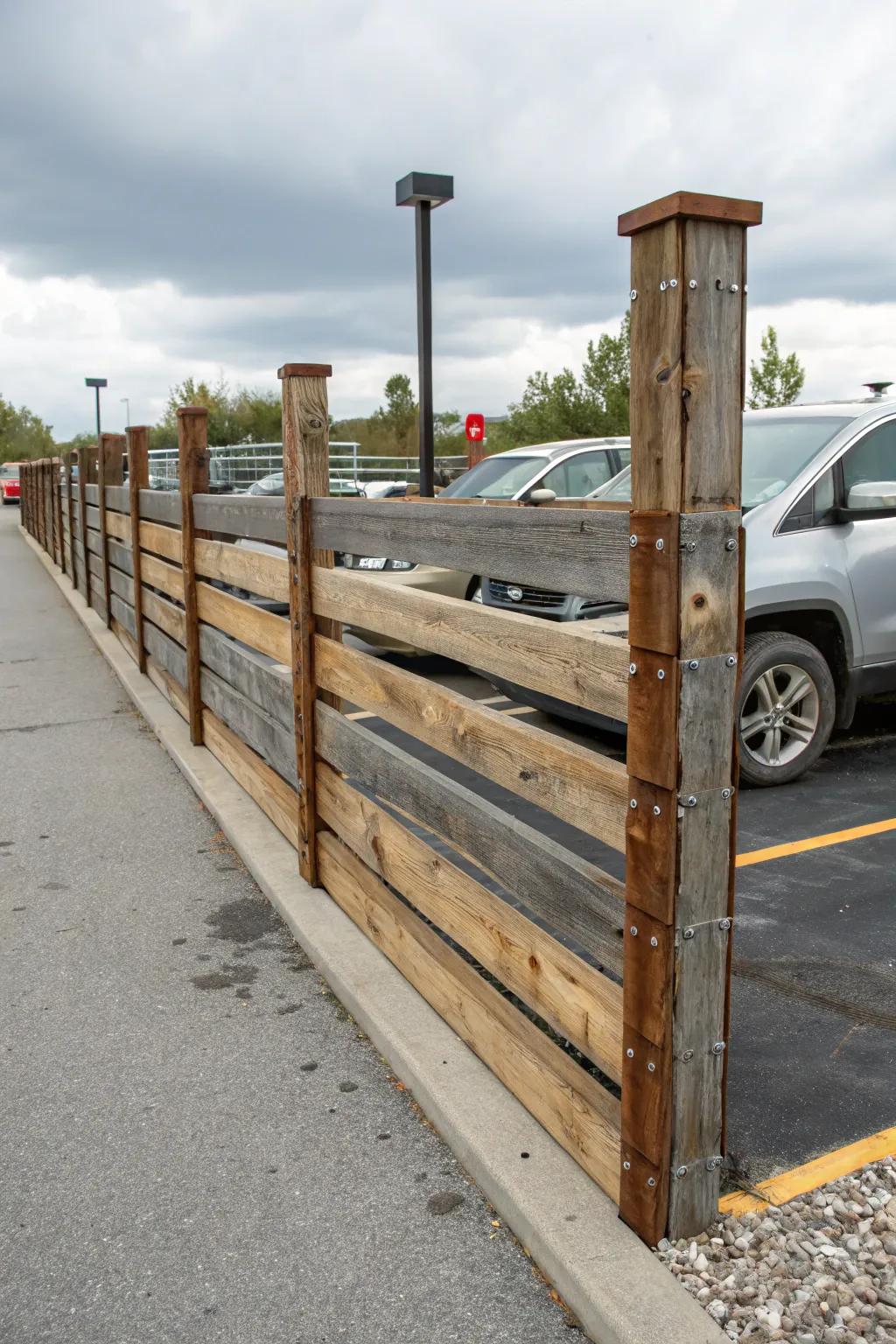 Reclaimed materials offer sustainability and unique character.