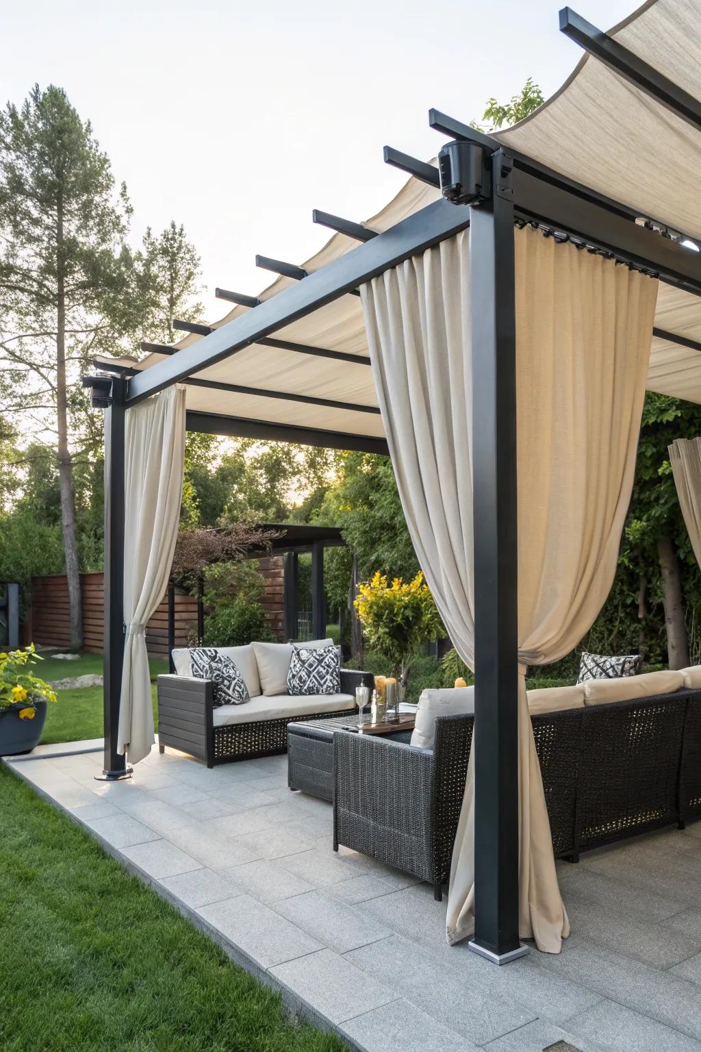 Combination covers offer tailored solutions for versatile patio spaces.