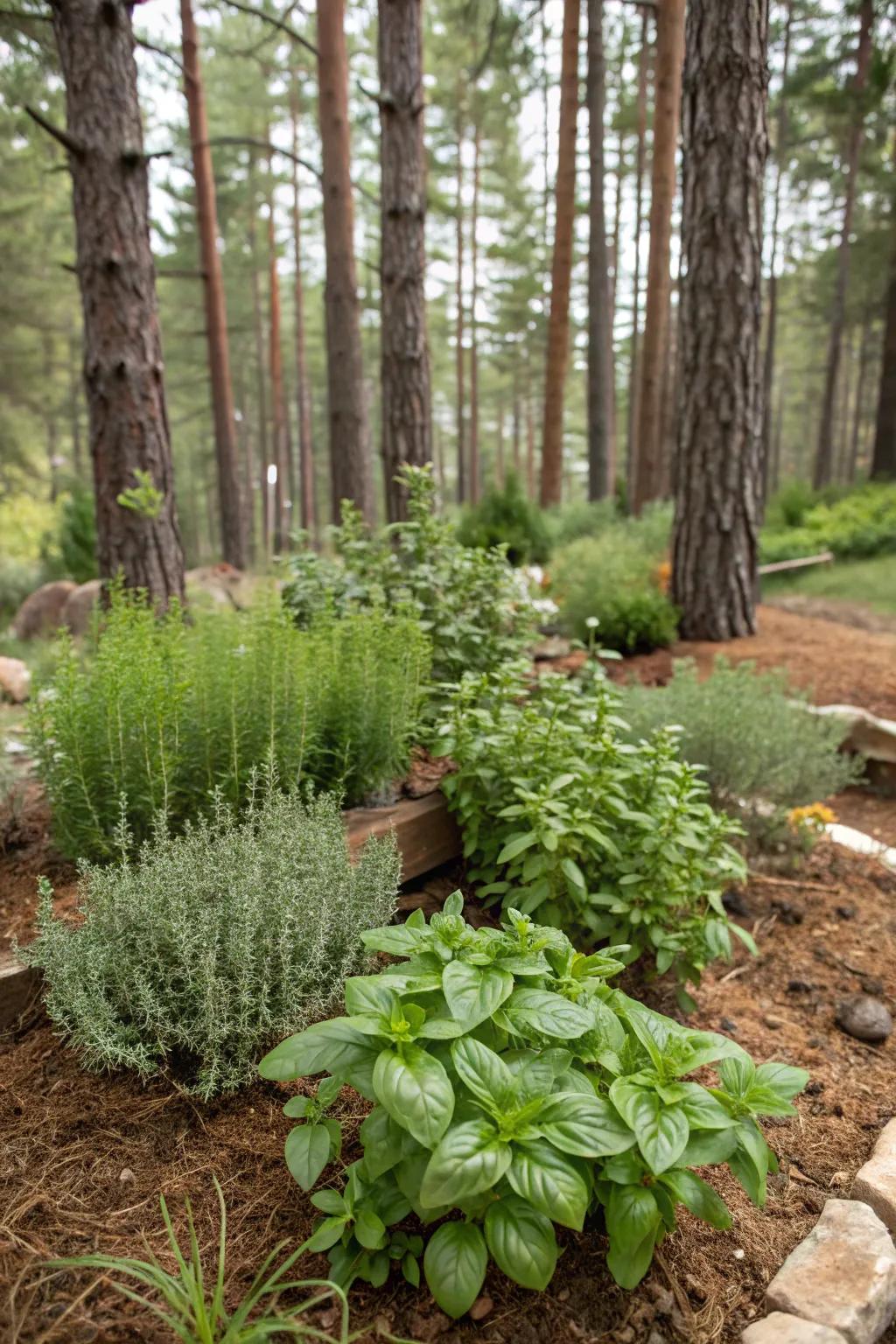 Edible herbs enhance both beauty and functionality in your garden.