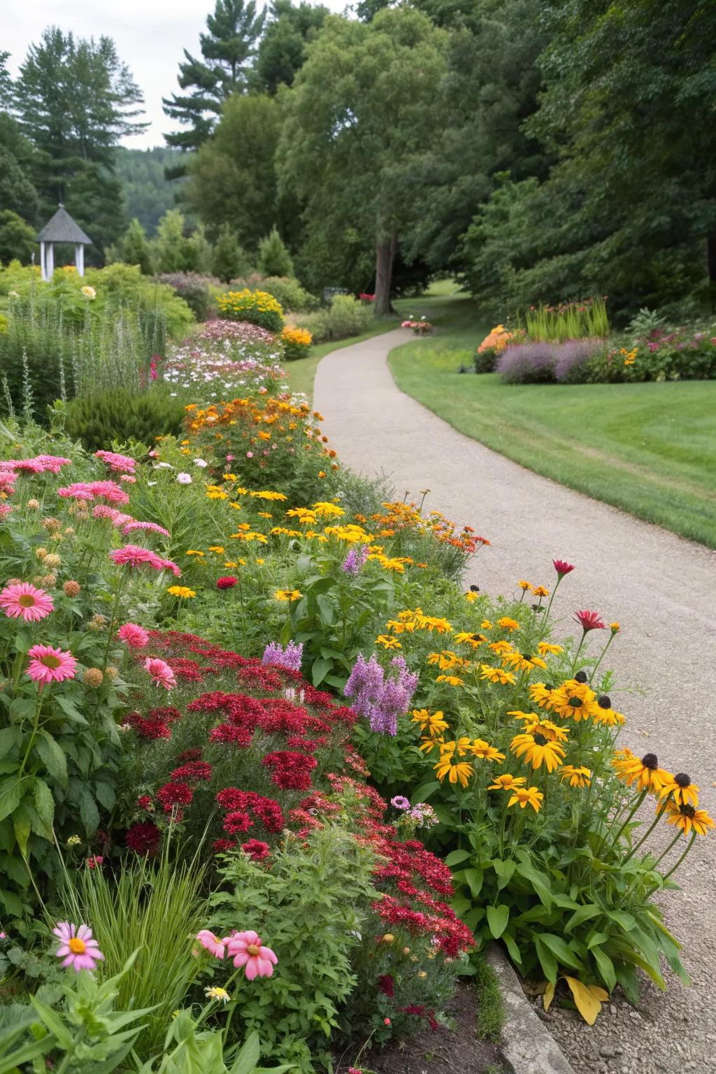 A year-round garden brings continuous beauty and interest.