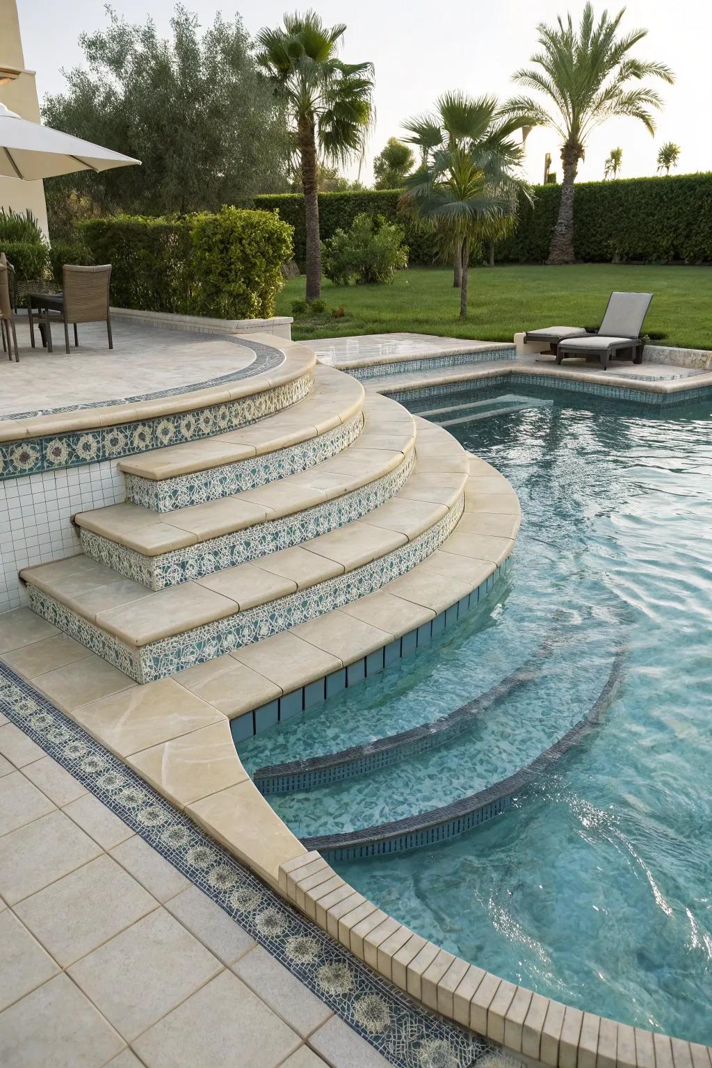 Enhance convenience with multi-directional steps.